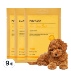 페토세라 반려동물 온천 입욕제, 30g, 1개입, 9개