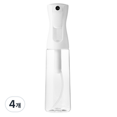 코멧 안개분사 분무기 300ml, 화이트, 4개