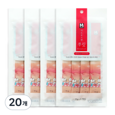 마도로스펫 반려동물 쭈릿 살 앤 파우더, 연어, 60g, 20개