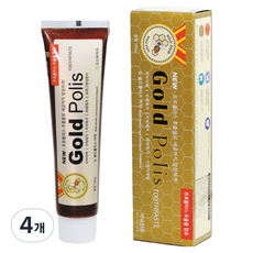조선제약 뉴 골드폴리스 치약, 180g, 4개