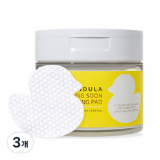 웰더마 카렌듈라 카밍 순 클렌징 패드 60p, 60개입, 3개