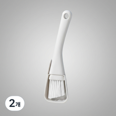 Malltoday 縫隙清潔 窗戶清潔 縫隙刷, 白色, 2個