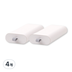 드방스 부착식 서랍 소형, 화이트, 4개