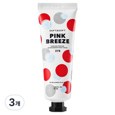 더프트앤도프트 인리치드 퍼퓸 워터베리어 핸드크림 핑크브리즈, 50ml, 3개