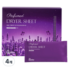 스웰데이 퍼퓸드 건조기용 섬유유연제 시트 라벤더스텔라, 4개, 45개입