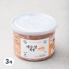 자연다감 새우젓 육젓, 250g, 3개