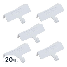 감성다는남자 무타공 대리석 안뚜리 아트월 틈새걸이, 화이트, 20개