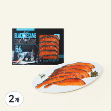 은하수산 프리미엄 드라이에이징 64시간 흑임자 훈제연어 (냉장), 120g, 2개