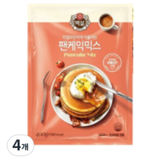 백설 팬케익믹스, 400g, 4개