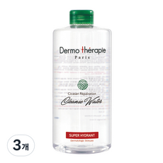 더모테라피 시카산 미셀라 클렌즈워터, 500ml, 3개