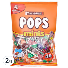 Tootsie Roll Pops 迷你棒棒糖, 200g, 2個