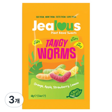 JEALOUS SWEETS 軟糖 蠕動蟲, 40g, 3個