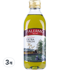 팔레르모 엑스트라 버진 올리브오일, 500ml, 3개