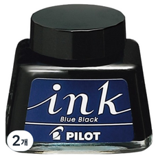파이롯트 만년필용 잉크 30ml, 블루블랙, 2개