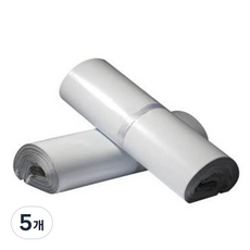 가팡 택배 비닐봉투 폴리백 화이트 A LDPE 0.08 100p, 5개
