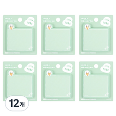 카카오프렌즈 리틀프렌즈 러블리 인덱스 점착 메모지, 튜브, 40매, 12개