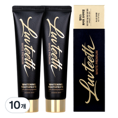 럽티스 화이트 프리미엄 치아미백제 자스민 민트향, 80g, 10개