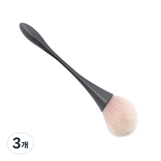블루무역 토탈 페이스 브러쉬, 블랙, 3개