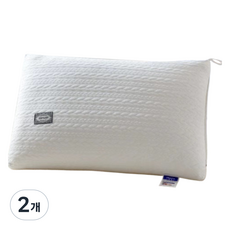 스마일깨비 물세탁 가능한 변형없은 숙면 베개솜 700g, 화이트, 2개