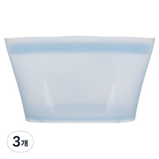 루미씰 실리콘 지퍼백 스카이 500ml, 소(S), 3개, 1개입