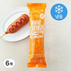 다신 통밀당 모짜렐라 핫도그 (냉동), 70g, 6개, 1개입