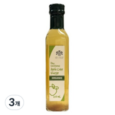 蘋果醋, 3個, 250ml