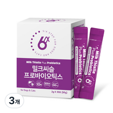 식스스텝 반려동물 영양제, 30회분, 간+장건강, 3개