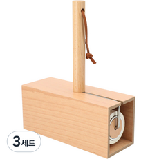 니토리 테이프 클리너 본품 + 우드 핸들 거치대 세트, 3세트