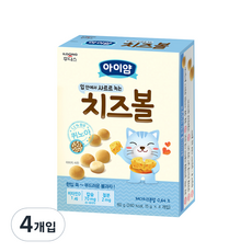 아이얌 볼과자, 치즈맛, 60g, 4개
