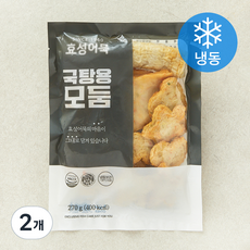 효성어묵 국탕용모둠 (냉동), 270g, 2개