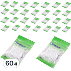 드위트리 케어플라스 스마트 일회용 치간 치실, 20개입, 60개