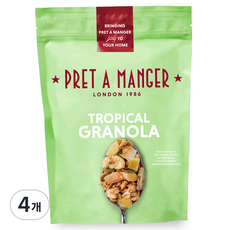 프렛 트로피컬 그래놀라 시리얼, 380g, 4개