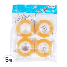 스칼라 골드테이프 리필 밸류팩 G1830R4, 혼합색상, 5개