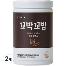 VIVLIV 蛋白奶昔粉 巧克力口味, 600g, 2罐