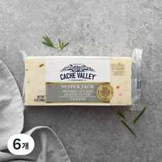 캐시밸리 페퍼 잭 치즈, 226g, 1개입, 6개