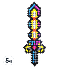 디폼블럭 칼 총 만들기 세트, 9, 5개