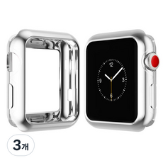 MOMOKET Apple Watch 緊身衣, 銀色, 3個