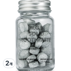 WGB 口臭去除固體牙膏 60入, 42g, 2個