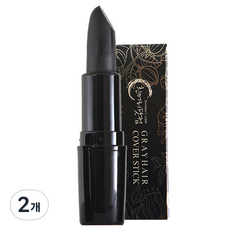 흰머리닷컴 새치커버스틱 3.5g, 흑색, 2개