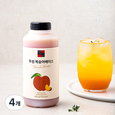투썸플레이스 복숭아베이스, 500g, 4개