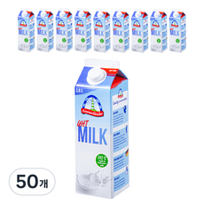 아머랜드 멸균우유 3.8%, 1L, 50개
