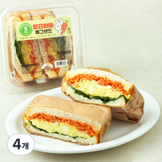 그린래빗 당근라페 에그샌드, 270g, 4개