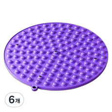 비투윈 시원한 발지압매트 50cm, 퍼플, 6개