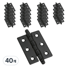 Choice 家具鉸鏈 黑色 65 x 45 mm, 40個