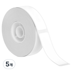 님봇 D11 / D110 / D101 라벨프린터용 라벨지 화이트 15 x 50 mm, 5개
