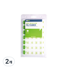 ezydose 7日4格分離式按鈕藥盒 隨機出貨 67133, 2個