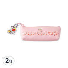 스튜디오에잇 BT21 키링 삼각파우치, 핑크, 2개