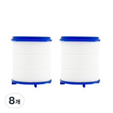 더쎈 세면기용 리필필터, 8개