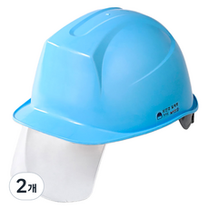 동명 신투구형 보안경 안전모 스카이블루 DMS-D-3001SH, 2개