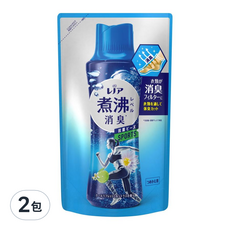 Lenor 蘭諾 煮沸消臭 衣物芳香豆系列 補充包 Sports 涼爽清香, 365ml, 2個